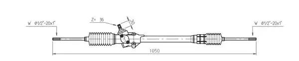 Рулевой механизм TA4013 GENERAL RICAMBI
