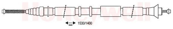 Трос, стояночная тормозная система 432647B BENDIX JURID