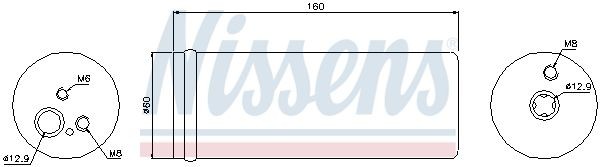 Осушитель, кондиционер 95171 NISSENS