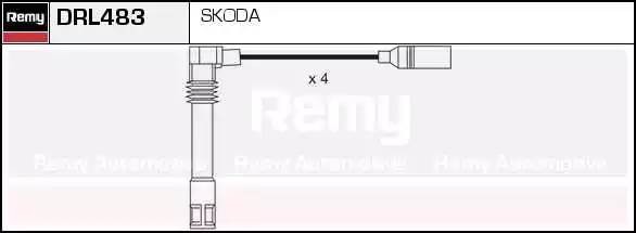 Ккомплект проводов зажигания DRL483 DELCO REMY