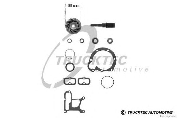 Комплект прокладок, водяной насоc 0143011 TRUCKTEC