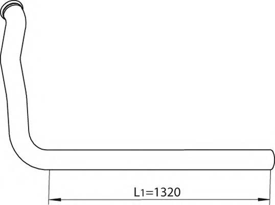 Выпускной трубопровод 81210 DINEX
