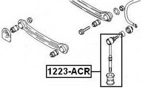 Стойка стабилизатора 1223-ACR ASVA