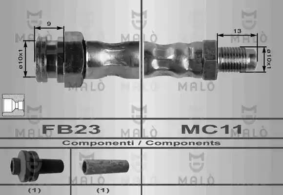Тормозной шланг 8435 MALO