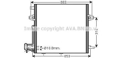 Конденсатор, кондиционер MS5406 AVA