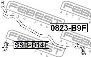 Стойка стабилизатора 0823-B9F FEBEST