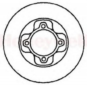 Тормозной диск 561156B BENDIX JURID