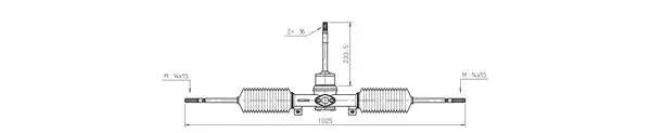 Рулевой механизм PO4002 GENERAL RICAMBI
