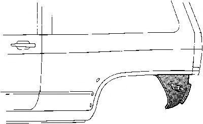 Боковина 5820134 VAN WEZEL