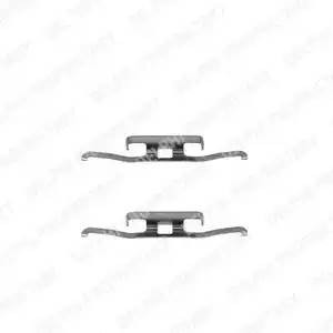 Комплектующие, колодки дискового тормоза LX0198 DELPHI