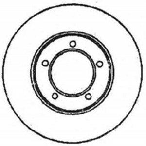 Тормозной диск 561676B BENDIX JURID