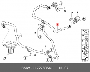 Деталь 11 72 7 835 411 BMW