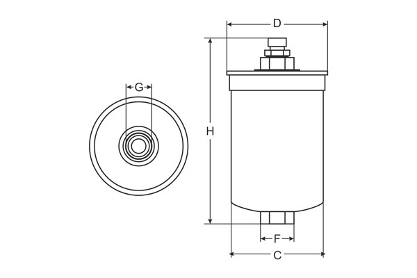 Топливный фильтр ST310 SCT