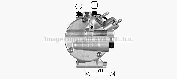 Радиатор, охлаждение двигател VW2207 AVA