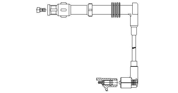 Провод зажигания 21665 BREMI