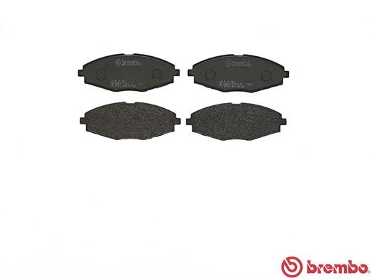 Комплект тормозных колодок, диско P15006 BREMBO