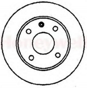 Тормозной диск 561096B BENDIX JURID