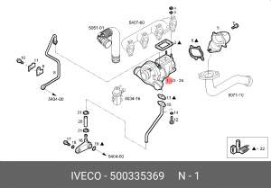 Компрессор, наддув 500335369 IVECO