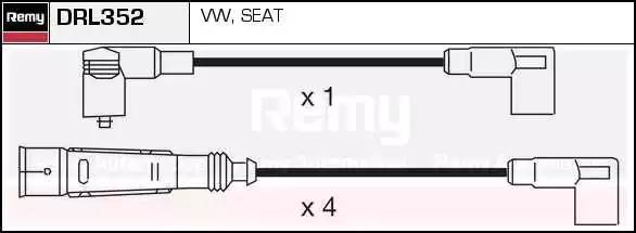 Ккомплект проводов зажигания DRL352 DELCO REMY