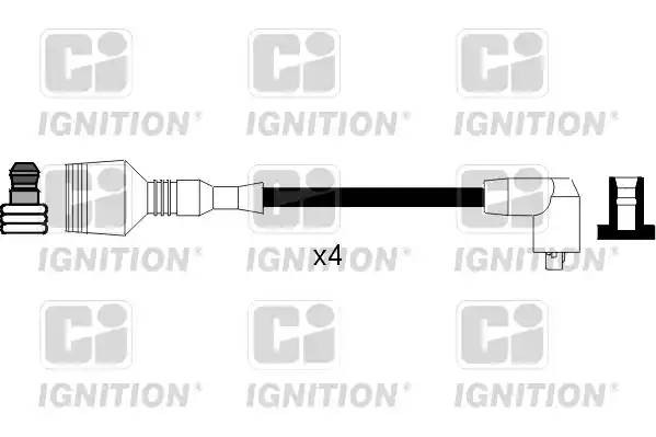 Ккомплект проводов зажигания XC847 QUINTON HAZELL