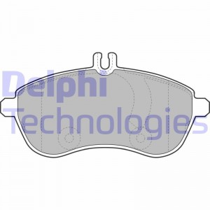 Комплект тормозных колодок, диско LP2028 DELPHI