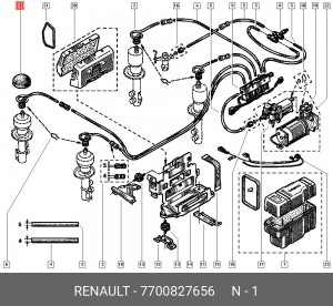 Деталь 7700827656 RENAULT