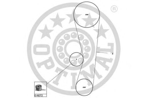 Комплект ремня ГРМ SK-1232 OPTIMAL