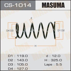 Пружина подвески CS-1014 MASUMA