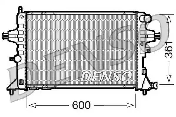 Радиатор, охлаждение двигател DRM20084 DENSO