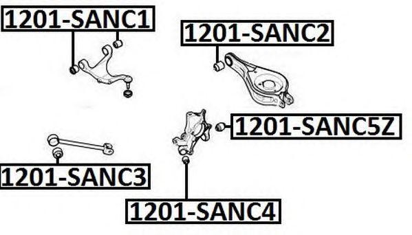 Сайлентблок 1201-SANC2 ASVA