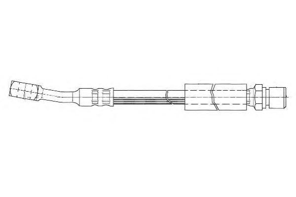 Тормозной шланг FHY2092 FERODO