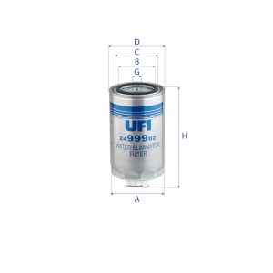 Топливный фильтр 24.999.02 UFI