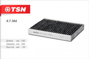 Фильтр салона 9.7.364 TSN