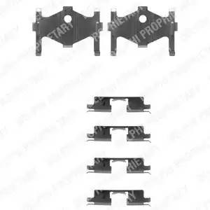 Комплектующие, колодки дискового тормоза LX0249 DELPHI