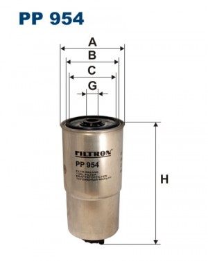 Фильтр топливный PP954 FILTRON