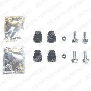 Комплектующие, колодки дискового тормоза LX0352 DELPHI