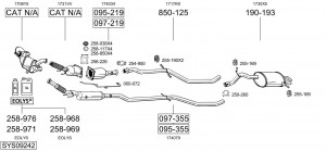 Выпускной трубопровод 877315 BOSAL