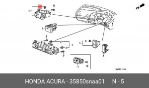 Лампа 35850SNAA01 HONDA