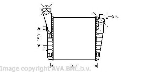 Интеркулер VW4234 AVA