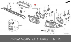 Деталь 34151SEA901 HONDA