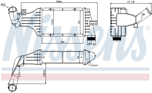 Интеркулер 96789 NISSENS