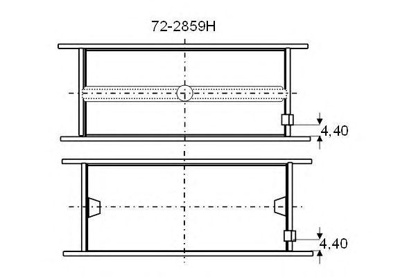 Подшипник 72-2859H GLYCO