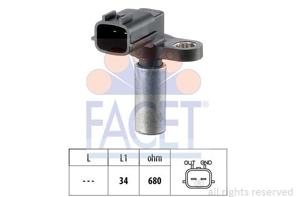 Коммутатор, система зажигания 94003 FACET