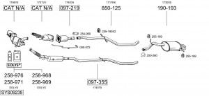 Выпускной трубопровод 852433 BOSAL