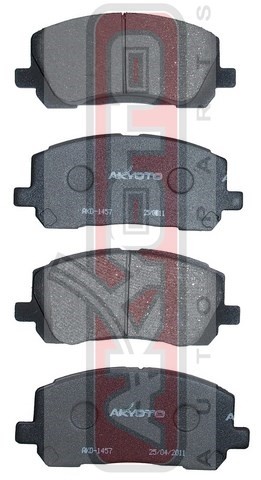 Колодки тормозные дисковые AKD-1457 AKYOTO