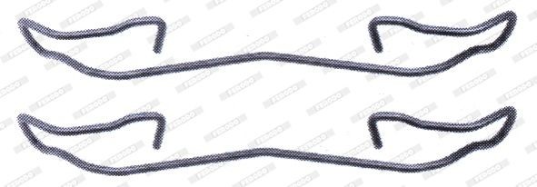 Комплектующие, колодки дискового тормоза FBA534 FERODO