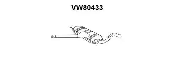 Предглушитель выхлопных газов VW80433 VENEPORTE