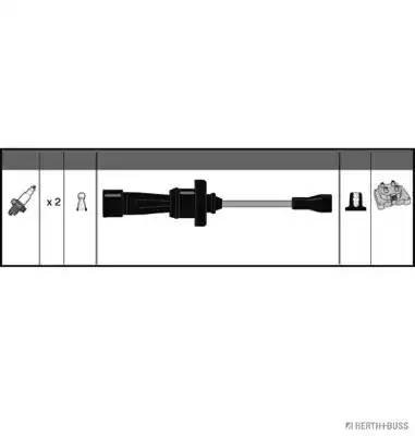 Ккомплект проводов зажигания J5380310 H B JAKOPARTS NIPPARTS