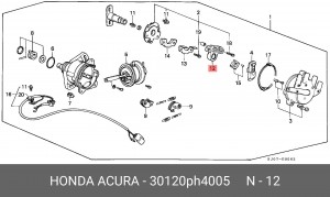 Коммутатор, система зажигания 30120PH4005 HONDA