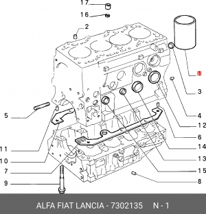 Деталь 7302135 ALFA FIAT LANCIA